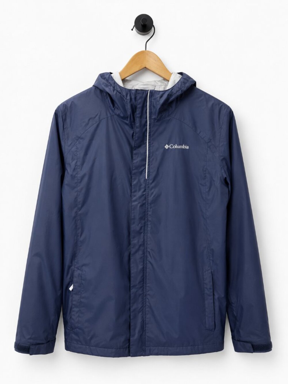 Boys Columbia Rain Jacket XL Navy Blue